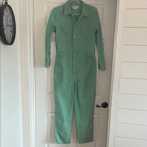 Madewell Mint Green Jumpsuit